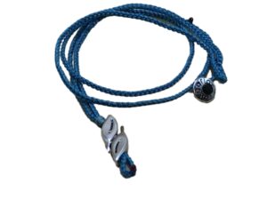 thin cord necklace (multi jewelry) on turquoise with 🍃🍃