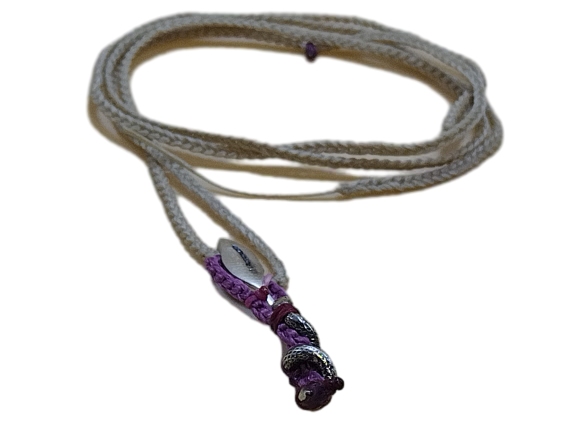 thin cord necklace (multi jewelry) on beige with 🍃 & 🐍